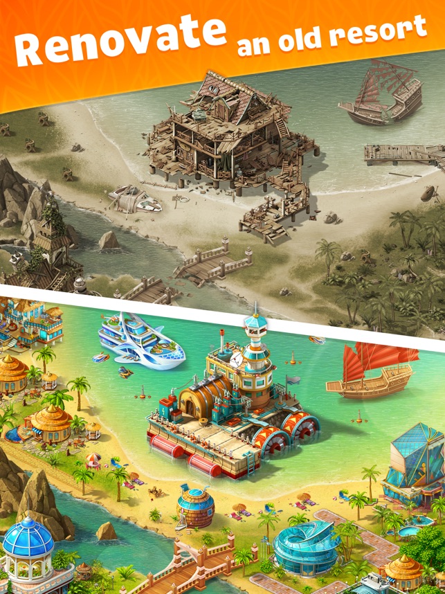 Paradise Island 2 - Aloha! ➡ goo.gl/4WNfQA 🎁 Expand your knowledge of the  game by 360 degrees! 🙃 Kick back on a tropical island all year round and  build an extremely popular