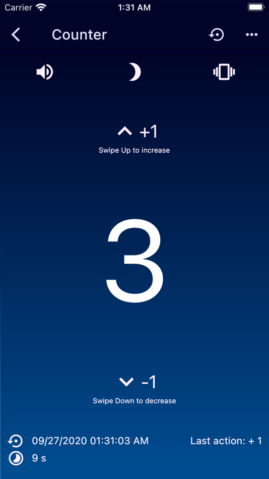 #1. Swipe Counter - Clicker (iOS) 来自: Stefan Ciprian Ciobotaru