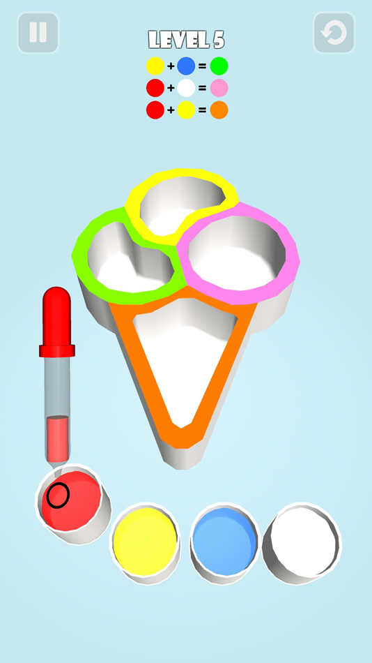 #2. Color Dropper 3D (iOS) 由: Vision For Fun