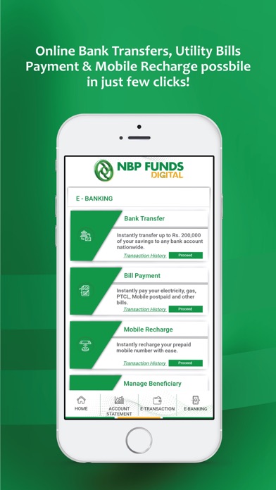 NBP Funds Digital Screenshot