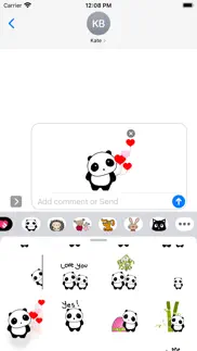 pandaz sticker pack iphone screenshot 4