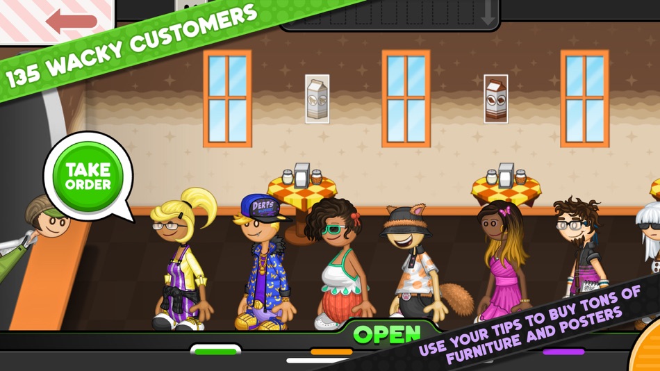 #2. Papa's Mocharia To Go! (iOS) 由: Flipline Studios