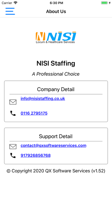NISI Staffing Screenshot