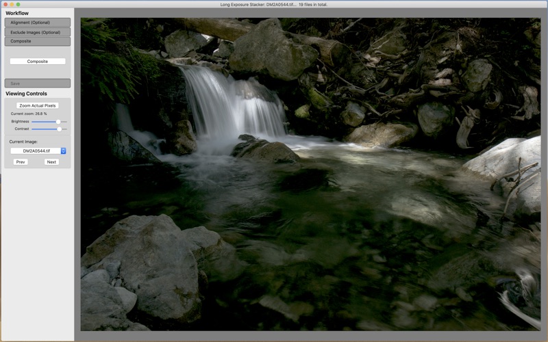 Screenshot #2 for Long Exposure Stacker