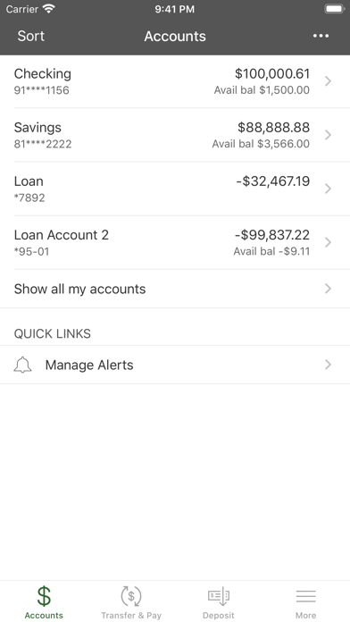 First Federal of San Rafael Screenshot