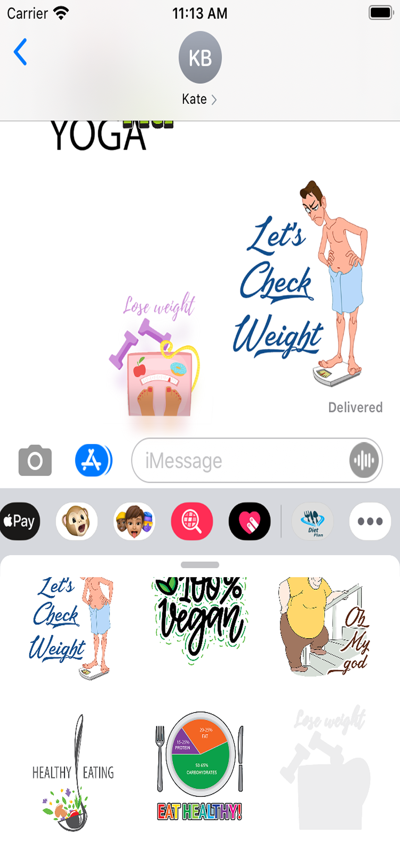 Diet Stickers 2020