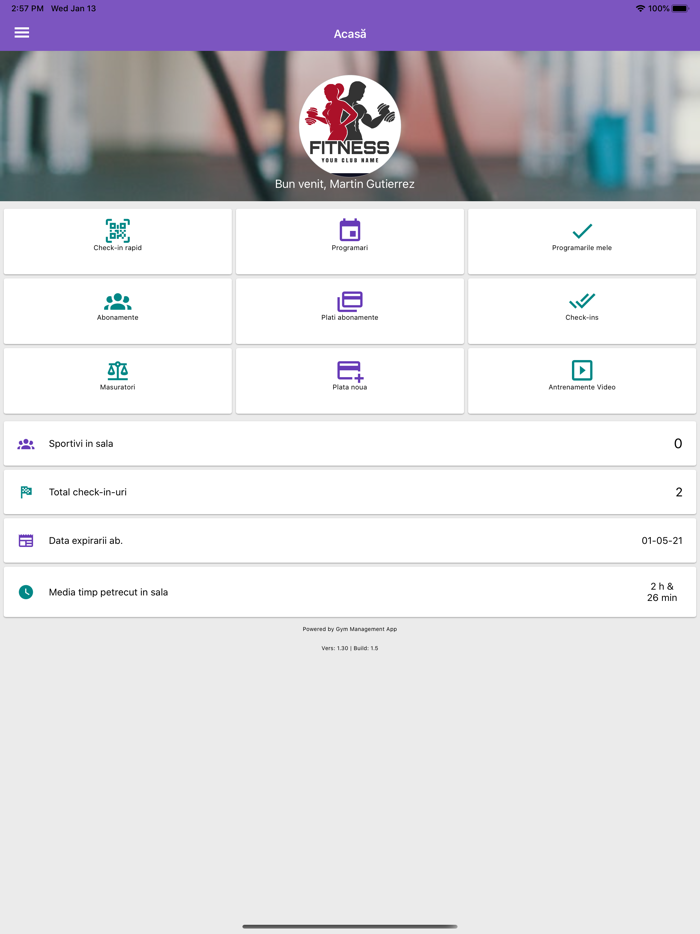 GMA - Gym Management App