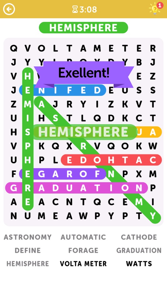 #3. Word Search - Fun Word Puzzle (iOS) By: Doodle Mobile Limited