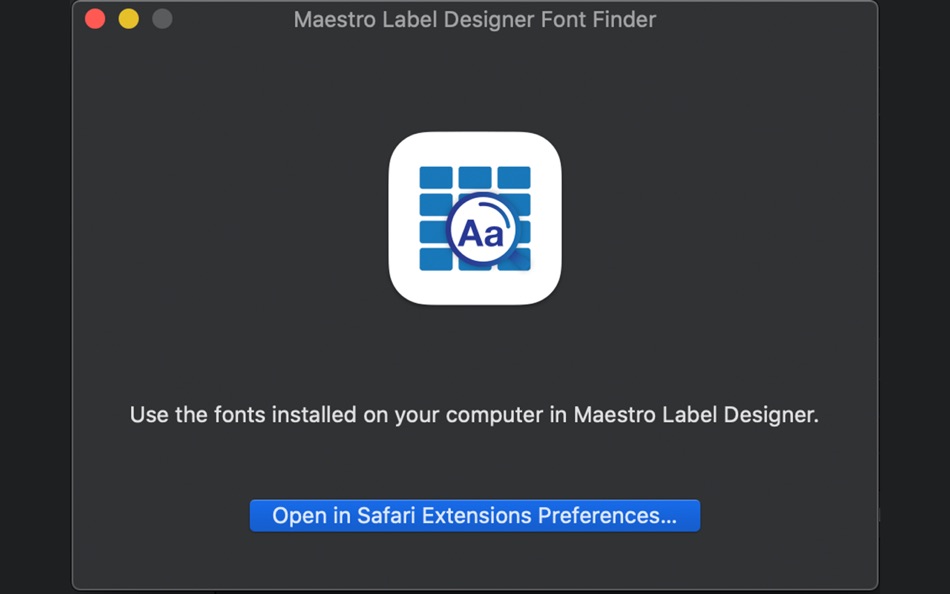 #2. Maestro Label Designer - Fonts (macOS) 由: Online Labels