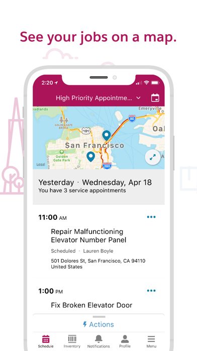 Salesforce Field Service Screenshot