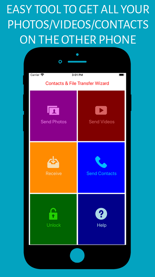 #1. Contact & File Transfer Wizard (iOS) Podle: CyberValue LLC