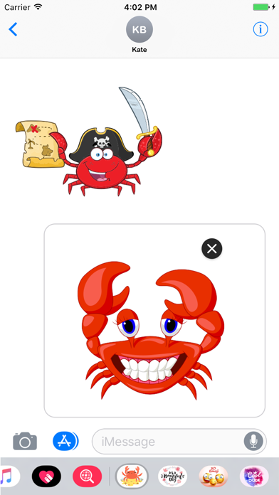 Crab Stickers Pack Screenshot