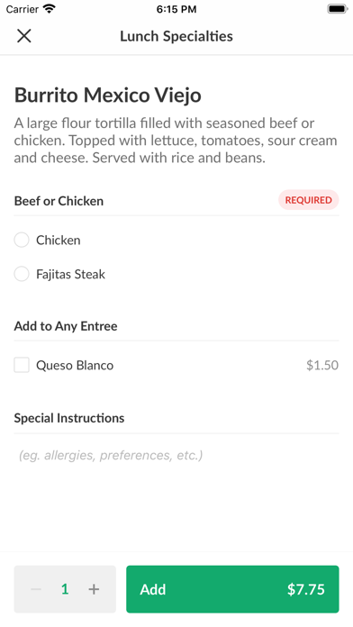 Mexico Viejo Restaurant Screenshot 4 - AppWisp.com Mexico Viejo Restaurant Screenshot 4 - AppWisp.com