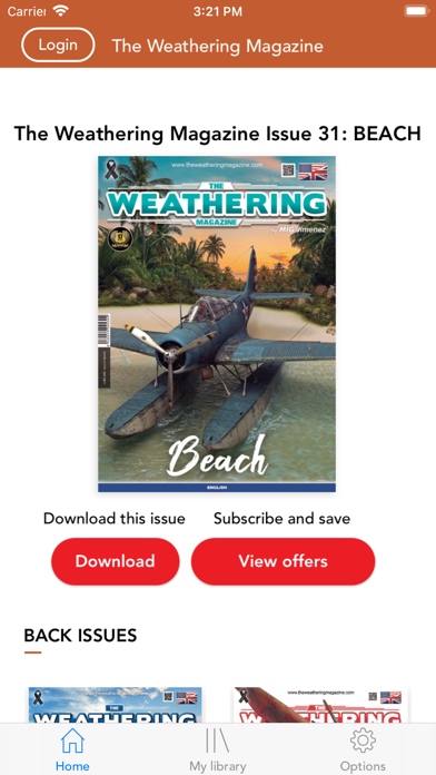 The Weathering Magazine App Screenshot