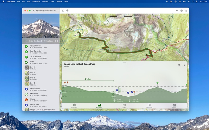 topo maps+ iphone screenshot 2