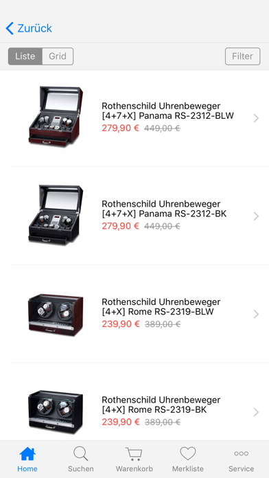 Timeshop24 - Uhren & Schmuck Screenshot