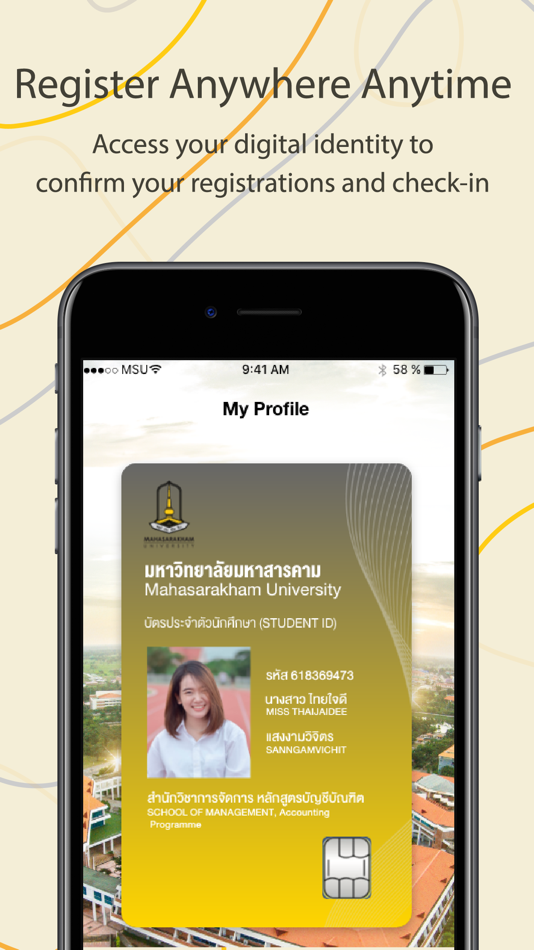#3. MSU App (iOS) 由: Mahasarakham University