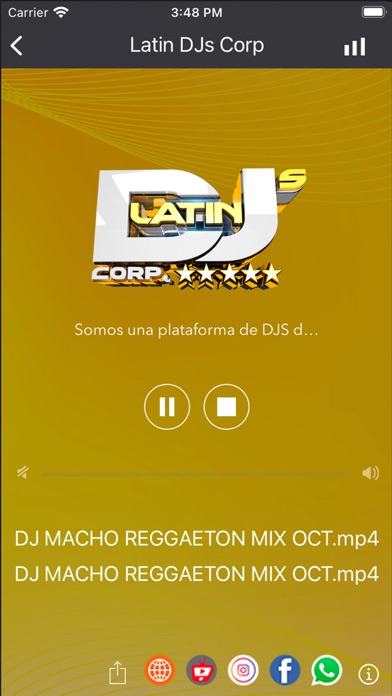 Latin DJs Corp. Screenshot