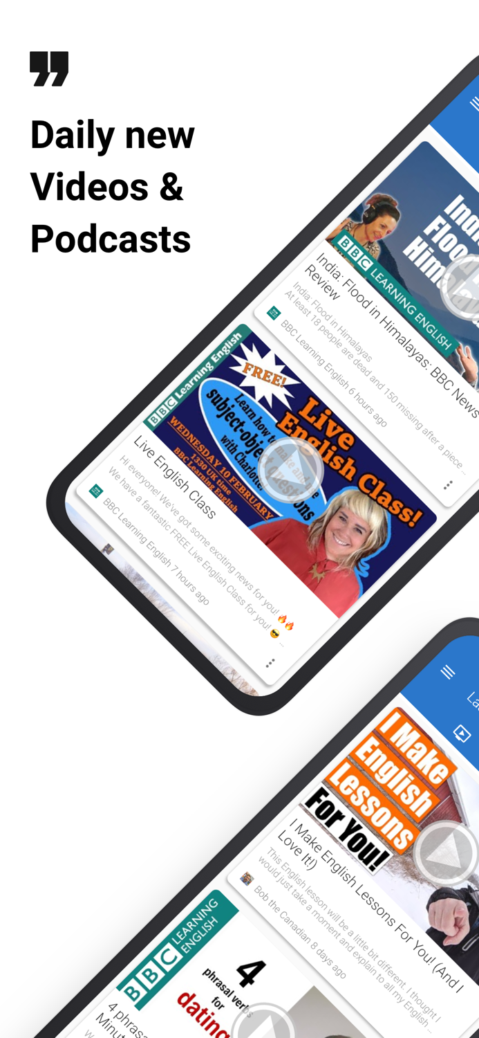 Learn English Podcast and Videos