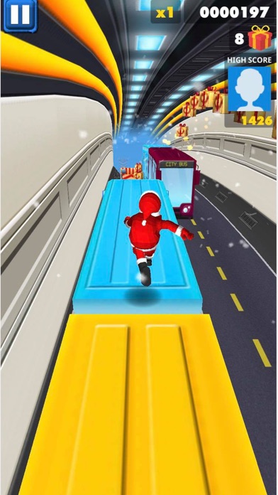 Santa's Christmas Subway Run Screenshot