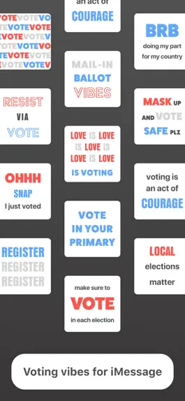 Game screenshot Election Chat Stickers apk