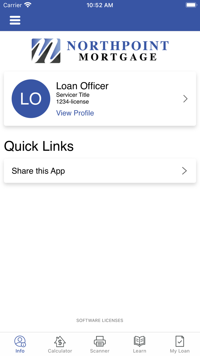 Northpoint Mortgage App