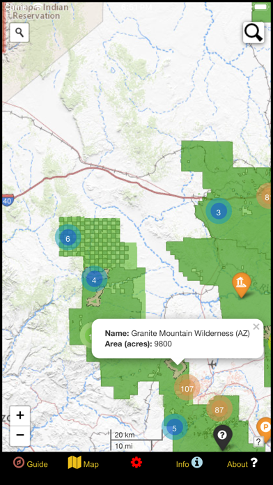 US National Forest Service Map Screenshot