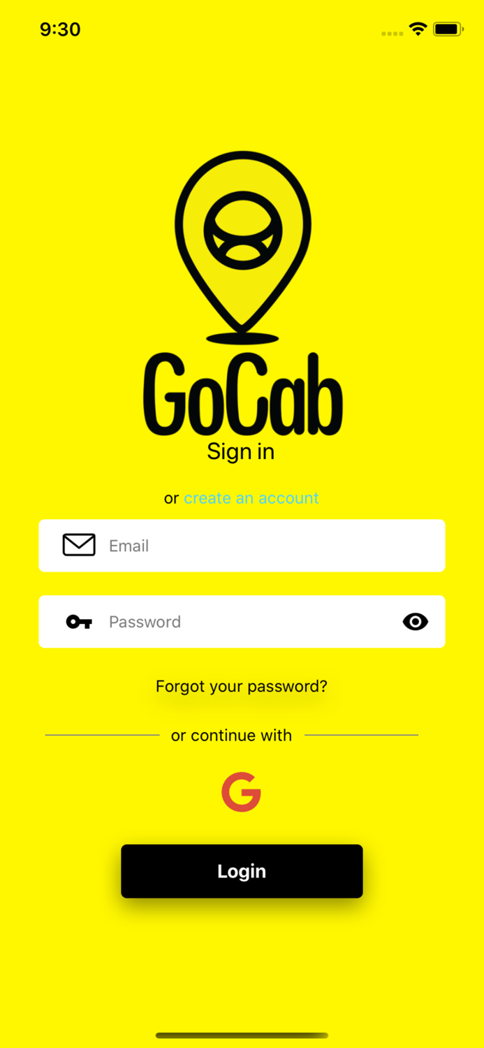 GoCab Shipper