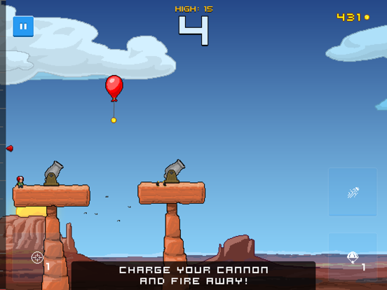 Human Cannonball iPad app afbeelding 1