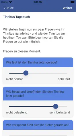 Game screenshot UNITI Tinnitus Study apk