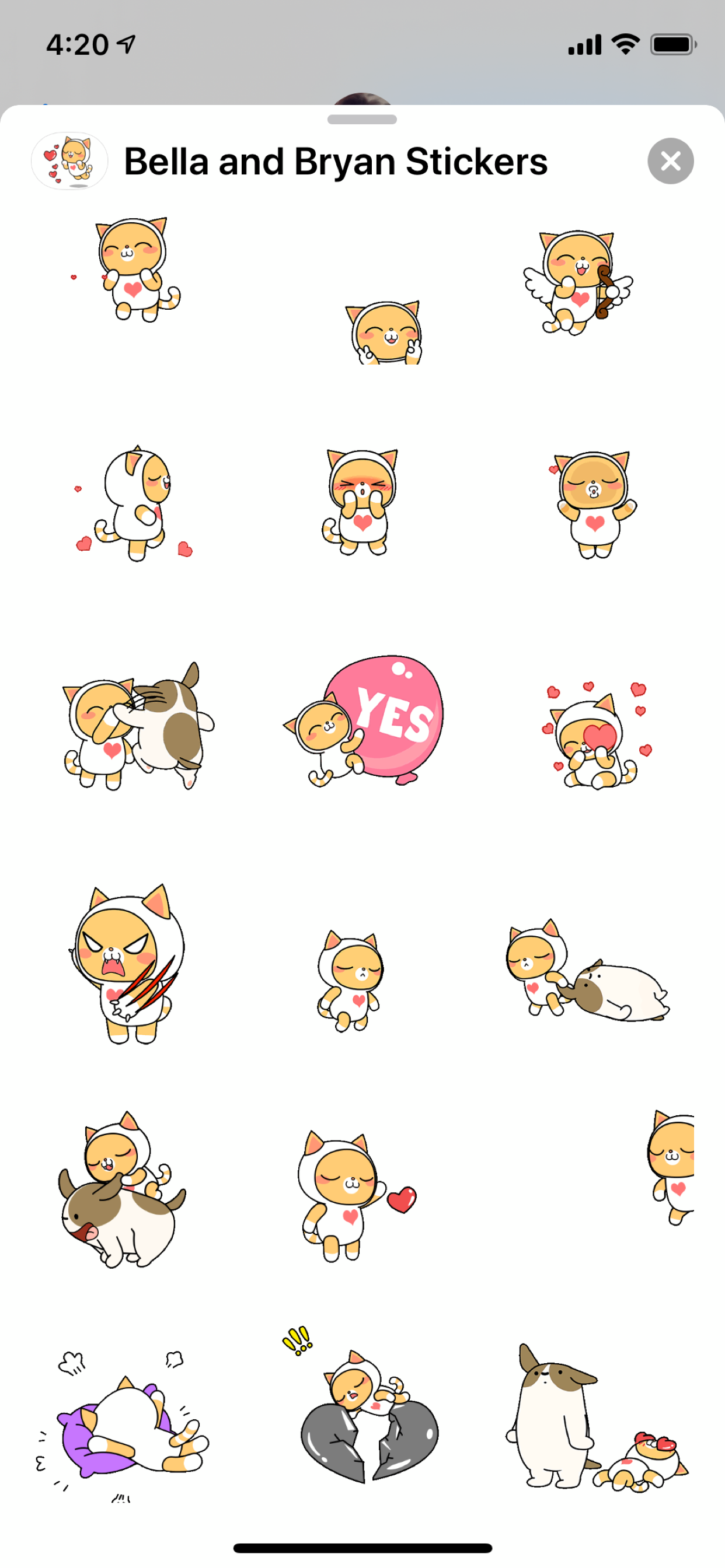 Bella and Bryan Stickers