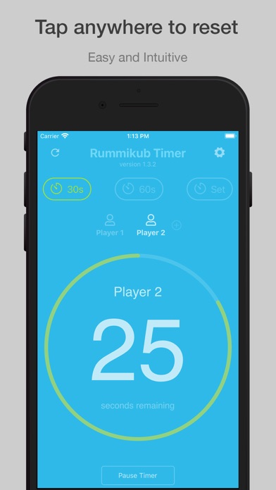 Rummikub Timer Screenshot