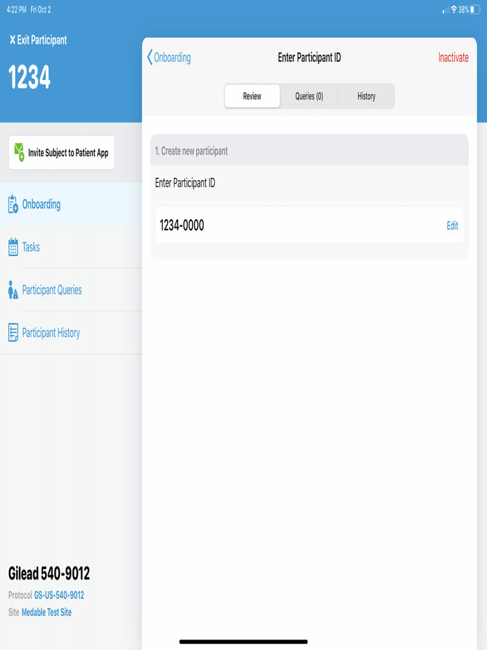 Gilead 540-9012 - Site