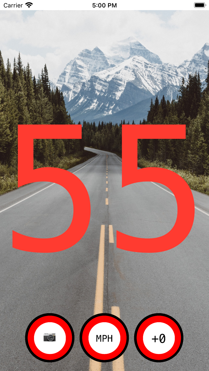 Colour Changing Speedometer