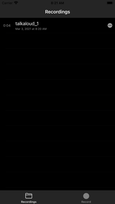 TalkAloud Screenshot