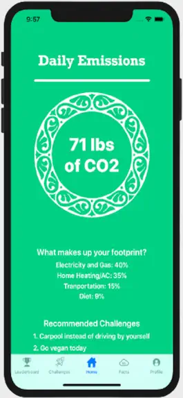 Game screenshot Carbon Footprint Tracker mod apk
