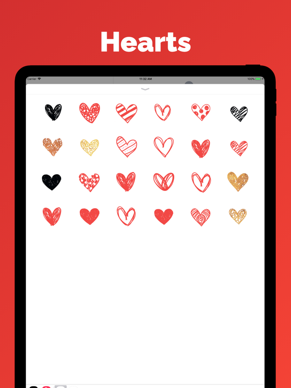 Screenshot #4 pour Autocollants coeur et emojis