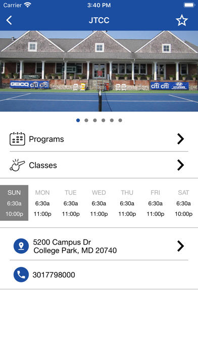 JTCC Mobile App Screenshot