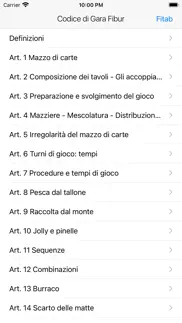 codice di gara burraco light iphone screenshot 1