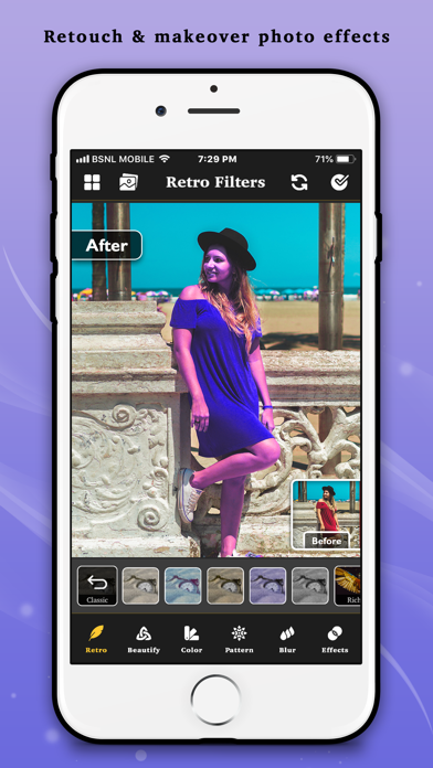 Retro Filters Photo Editor Screenshot
