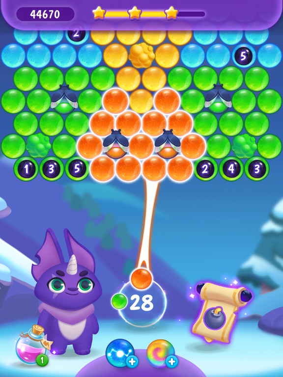 Screenshot #4 pour Bubblings - Bubble Shooter