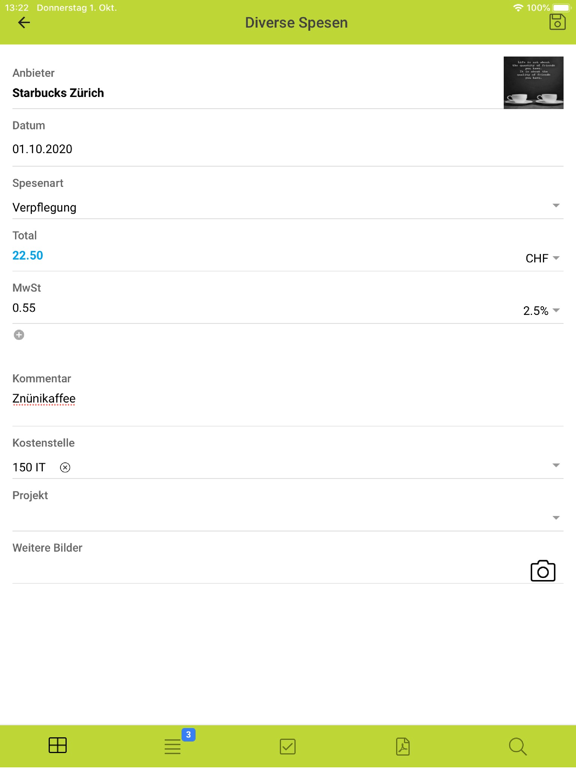 Screenshot #6 pour Soreco Xpenses Cloud