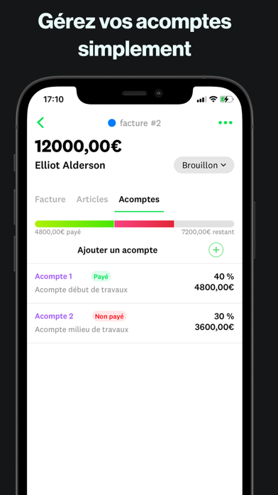 Screenshot #2 pour Factures et Devis - izibtp