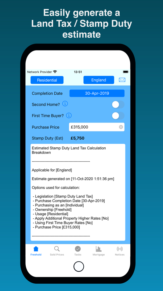 #1. Stamp Duty UK Estimator (iOS) 由: Marc Sammy