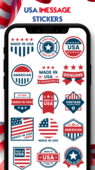 United States Stickers Screenshot