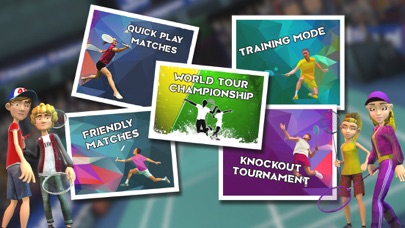 Badminton 3D League Sports Screenshot