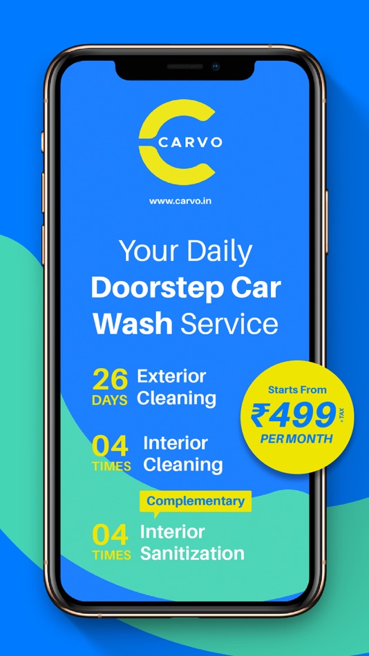 #7. Carvo | Daily Car wash App (iOS) 由: Binary Numbers ITZone LLP