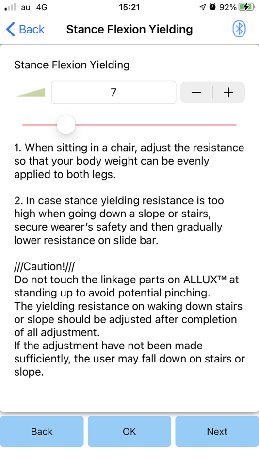 #4. ALLUX2 Adjustment app (iOS) 由: Nabtesco Corporation