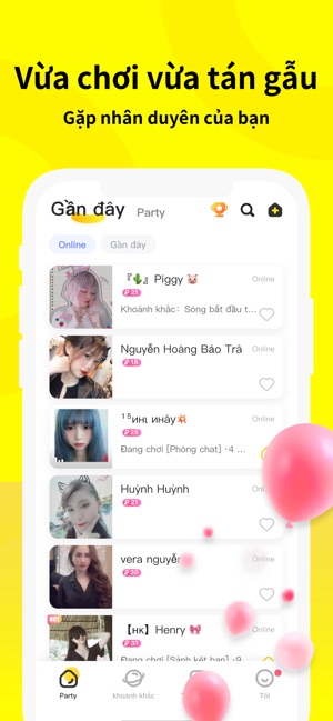 Partying - kết bạn mới