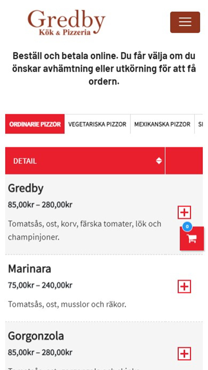 Gredby Kök Pizza